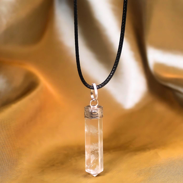 SOULTIE NECKLACE - CLEAR QUARTZ