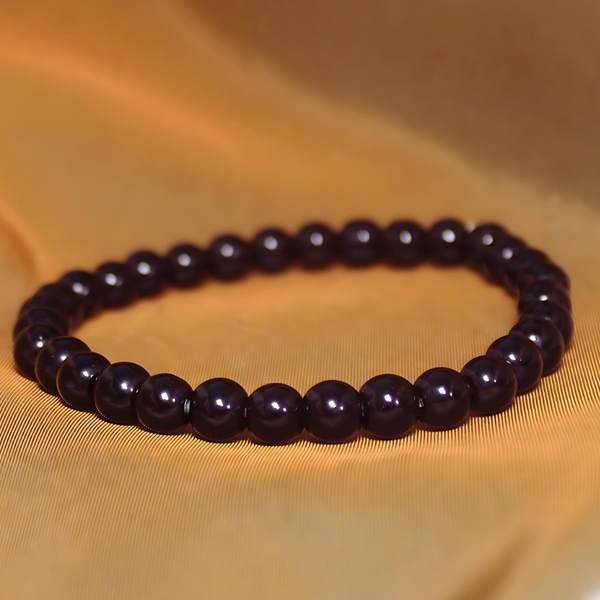 SMALL INTENTION BEADED BRACELET -  ONYX