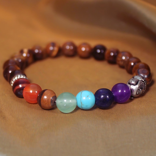 CHAKRA BALANCE BRACELET  - Tigers eye