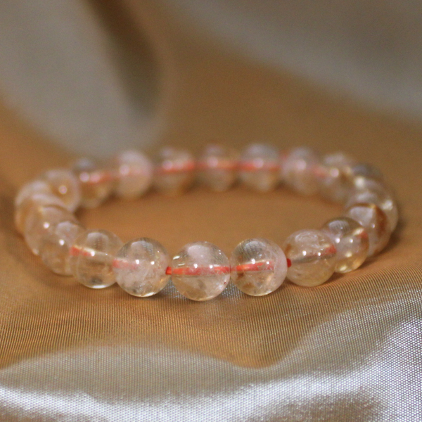 MEGA BEADED INTENTION BRACELET -  CITRINE