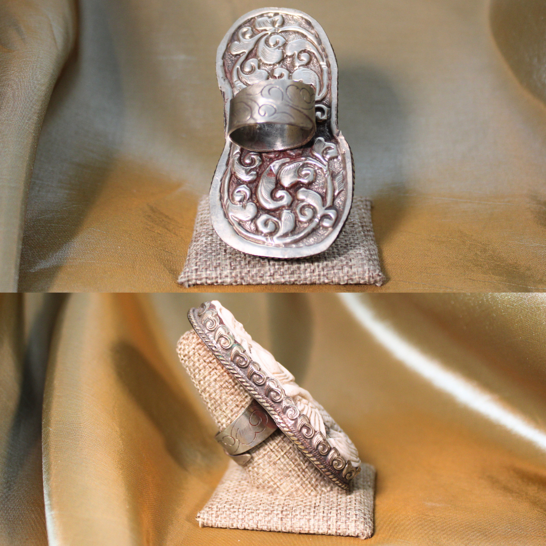 SACRED BONES - BISON BONE SIREN RING