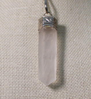 HALO CHOKER NECKLACE - CLEAR QUARTZ POINT