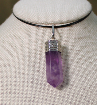 HALO CHOKER NECKLACE - AMETHYST