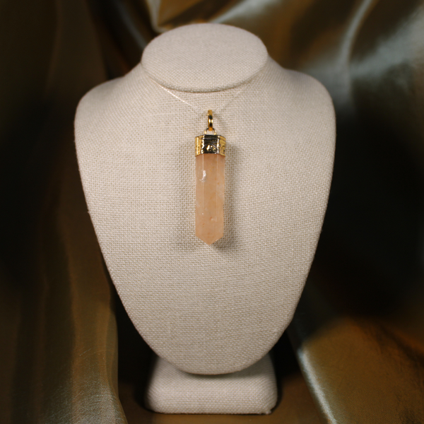 ANGEL HARP INFINITY NECKLACE - CITRINE POINT