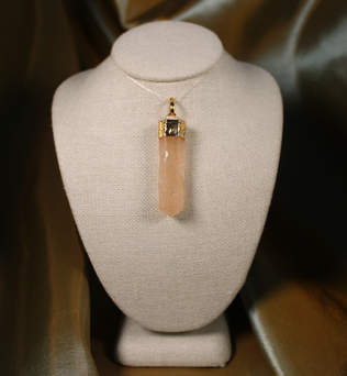 ANGEL HARP INFINITY NECKLACE - CITRINE POINT