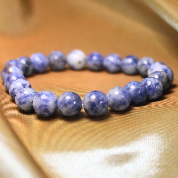 MEGA BEADED INTENTION BRACELET - SODALITE